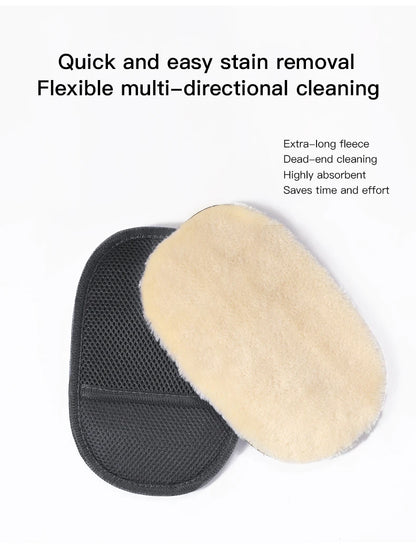 Car Styling Wool Soft Car Washing Gloves Cleaning Brush Accessories For Citroen C1 DS3 C2 C3 Vts C4 Saxo C4L C5 C6 C8 Xsara