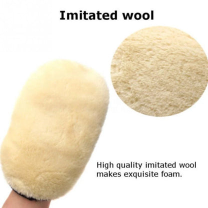 1/10Pcs Car Cleaning Sponge Glove Car Polishing Washing Mitt Gloves Microfibre Wash For Automotive Kitchen Homes Cleaner Wool