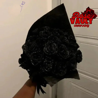 30/50 pcs 7/6 cm Glitter artificial flower rose Mother's/Valentine's Day girl friend wife DIY bouquet gifts for wedding Birthday