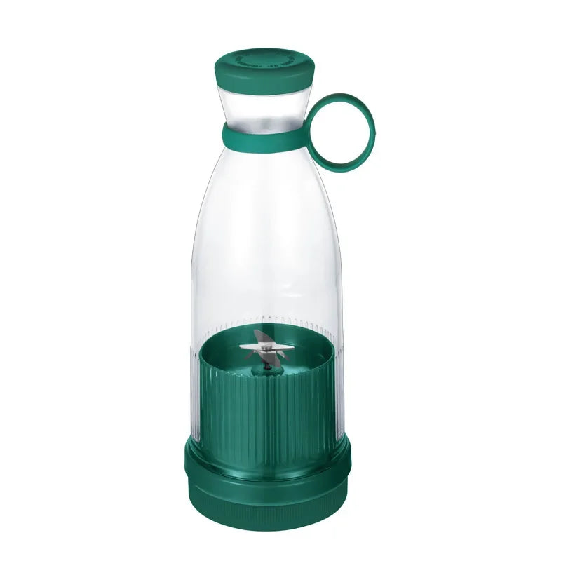 Mini Juice Blender Portable Electric Juicer Bottle 6 Blades Shake Orange Lemon USB Charging Fruit Mixer Fresh Squeezer Machine
