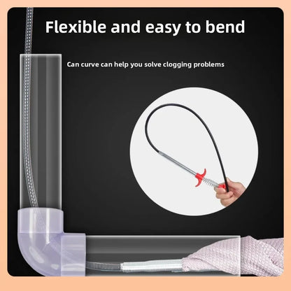 Opens Clogging of Sewage Pipe Cleaning Tool Drain Unclogger Professional Pipe Plunger Drain Clog Remover Clogged Toilet Cleaner