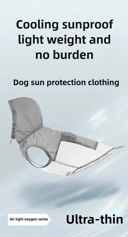 Dog Cooling Sun Protective Sunproof Clothing Pet UV Protective UPF Suit Clothing Thin Vest Summer Cool Coat Jacket Dog Cloehes