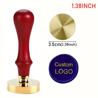 Valentine's Day Wedding Custom Clay Seal Set - 22/25/30/35/40mm Customizable Pottery Design Craft Tool with 1 Handle, Clay Craft