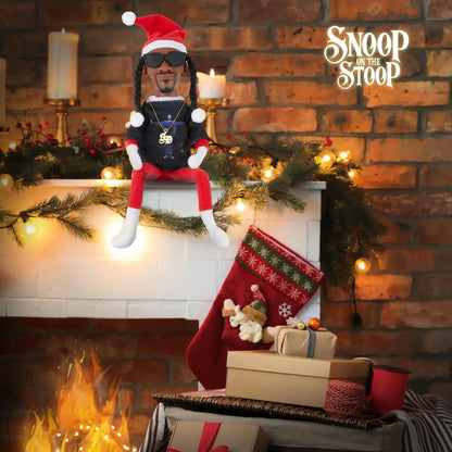 New Snoop Dogg Snoop on a Stoop Christmas Elf Doll Plush Toys Children Christmas Gift