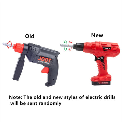 Children's Tool Set with Electric Toy Drill Kids Power Construction Toy Pretend Play Toy Tools Kit for Toddler Boys Girls Child