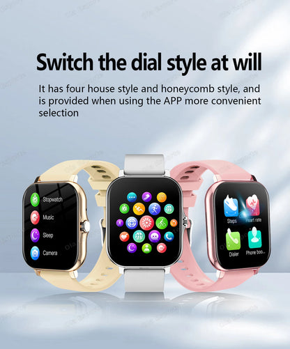 New Smart Watch 2.01 Inch HD Display Answer Make Call Message Preview Sport Modes smartwatch DIY Dial Weather Forecast Men Women