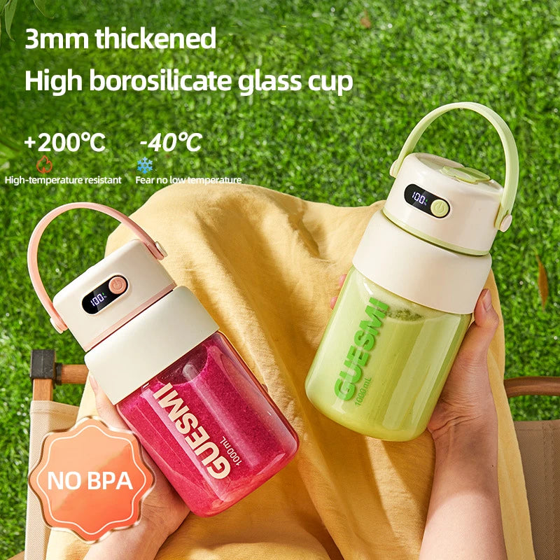 1000ML Portable Blender USB Electric Juicer Fruit Mixers Fruit Home Smoothies Mixer Multifunctional Juice Maker Machine Blender
