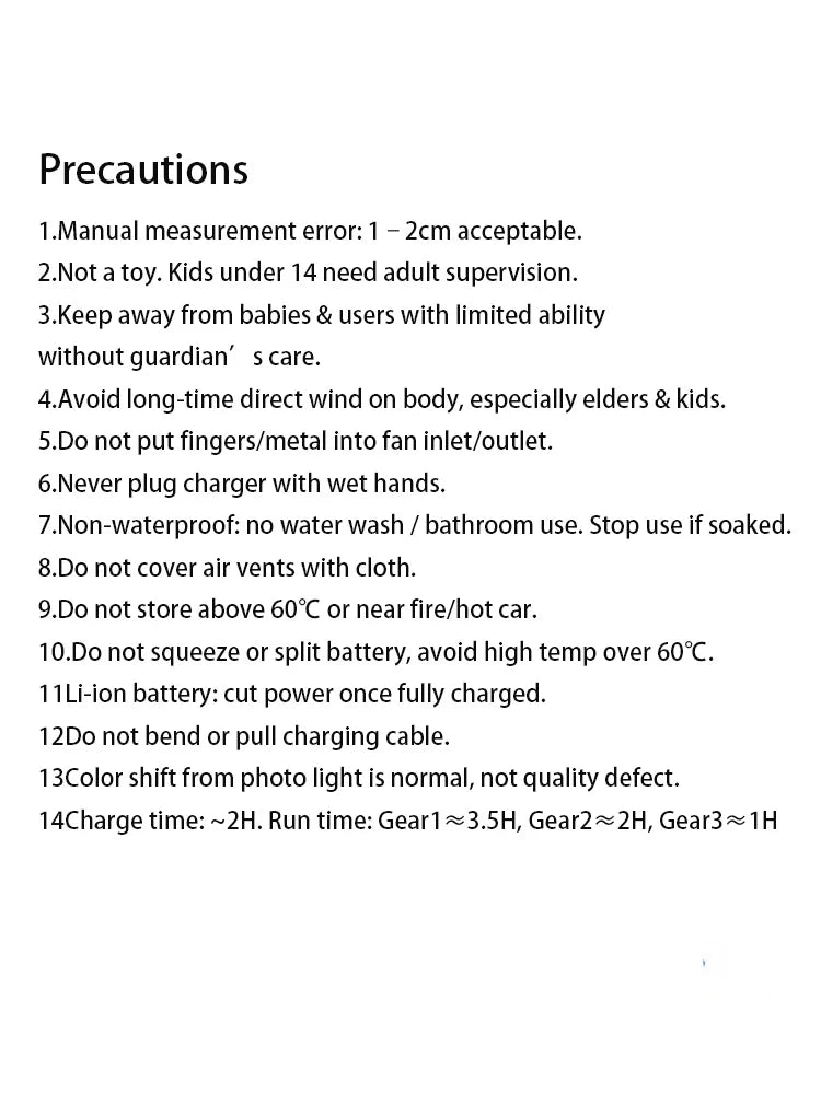 Portable Magnetic Fan Compact Durable  Creative Mini Fan for Outdoor Cooling Heat Prevention and Personal Use Ideal for Concerts