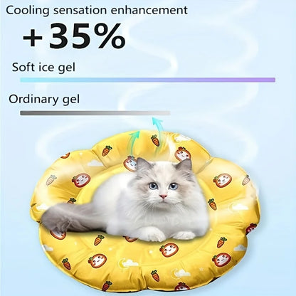 Cooling pet mat foldable portable