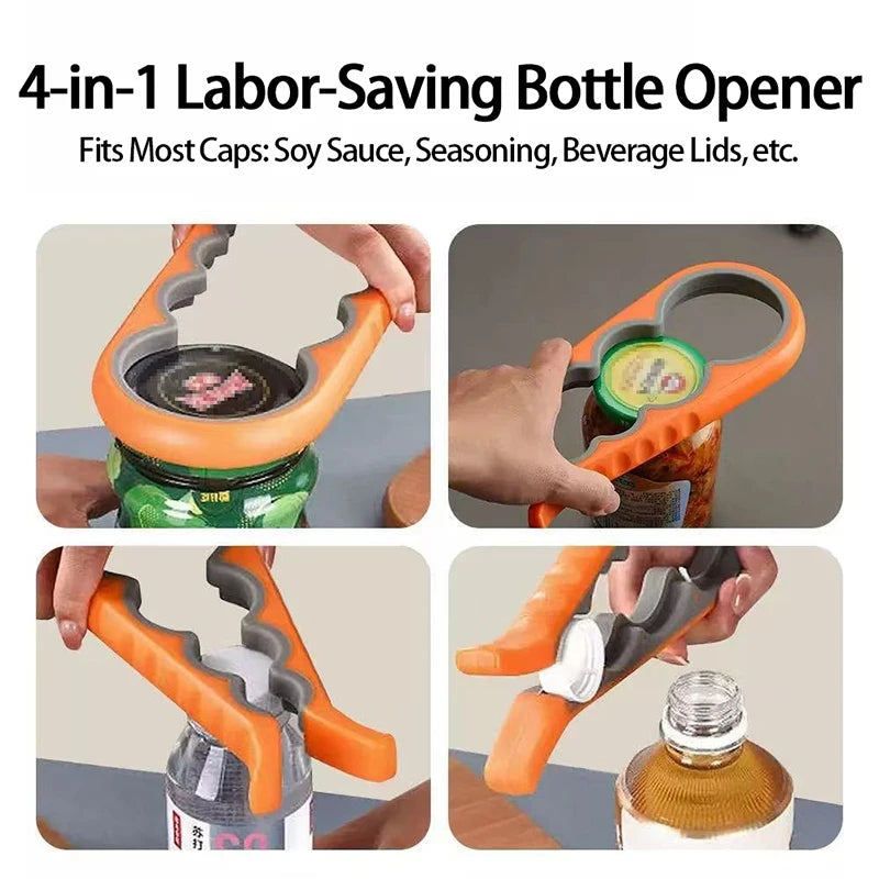 Bottle Cap Opener Open Bottle Covers Universal  Kitchen Jars Opener Effortless Jar Opener Open Jars and Lids KPQ001