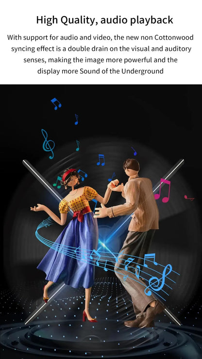 52cm 3D Hologram Fan Projector HD LED Holographic Player Advertising Display Machine WiFi APP Remote Control for Shopping Mall