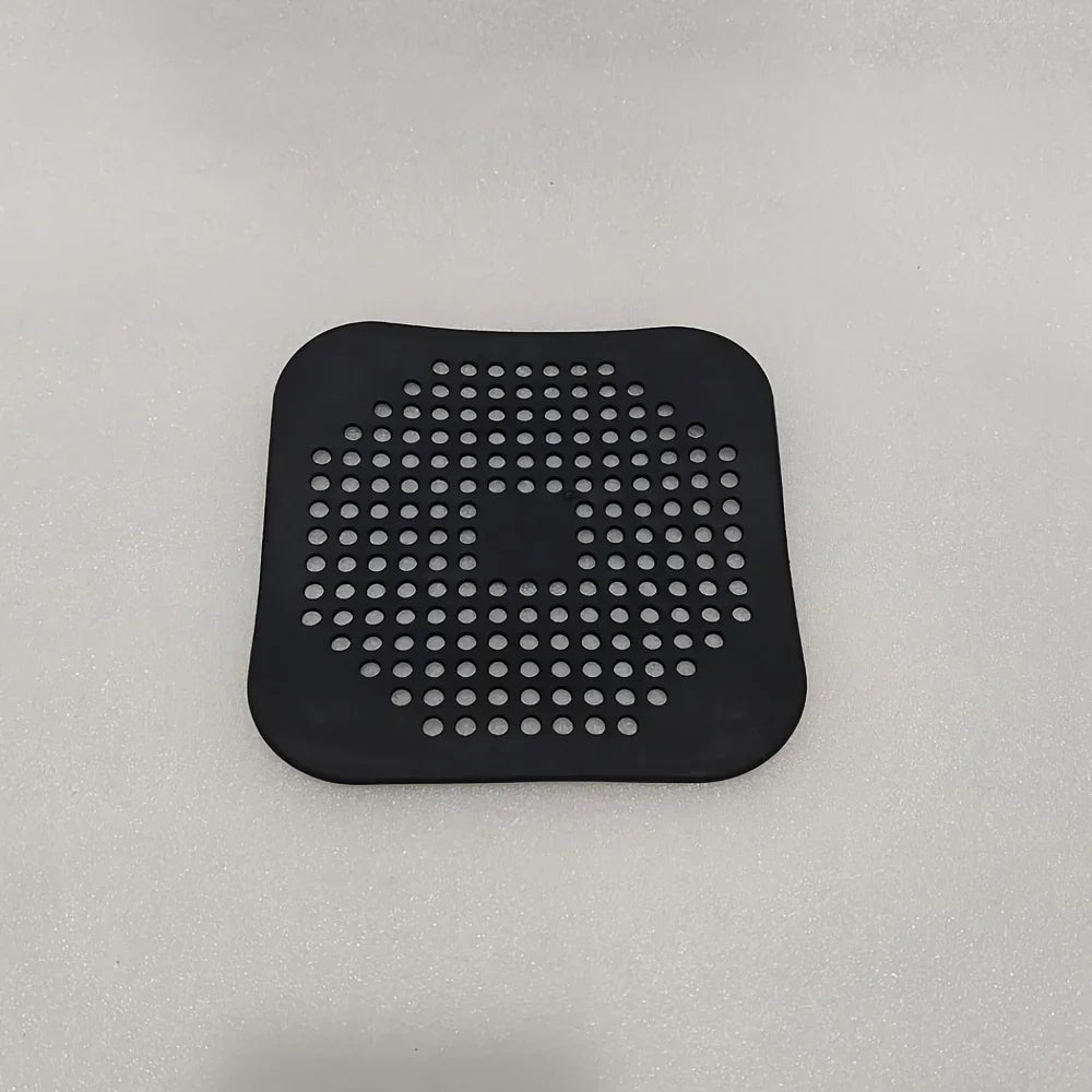 Drain Cover - No Drill Hair Catcher for Sink/Bathtub/Shower, Fine Mesh Waterproof Filter with Suction Cups Kitchen Accessories