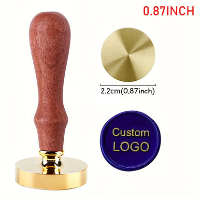 Valentine's Day Wedding Custom Clay Seal Set - 22/25/30/35/40mm Customizable Pottery Design Craft Tool with 1 Handle, Clay Craft