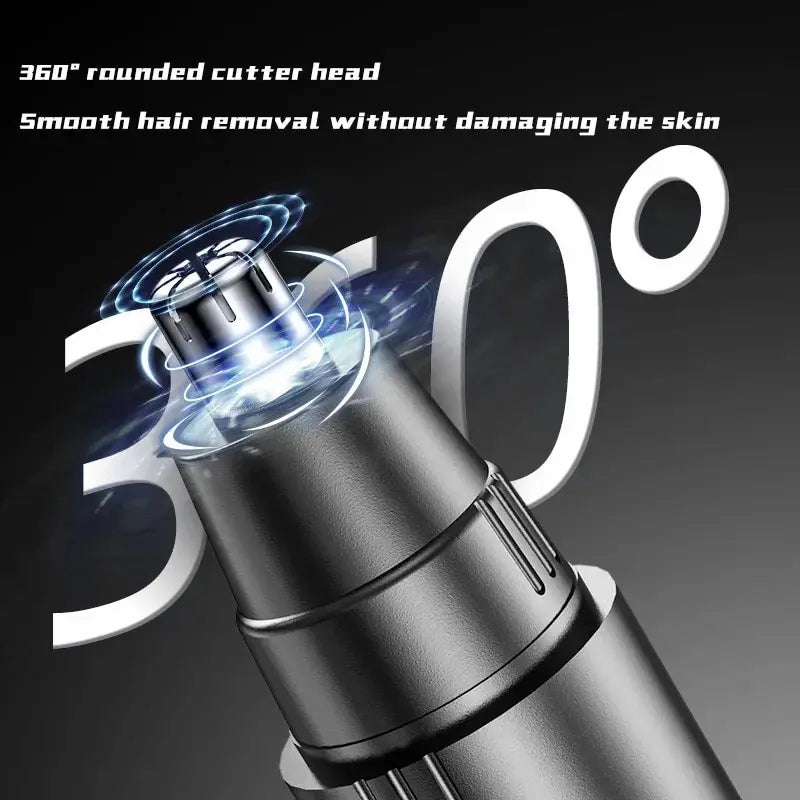 Absolute Black Electric Nose Hair Trimmer Ear and Nose Hair Trimmer Professional Painless Nose Hair Trimmer For Men And Women