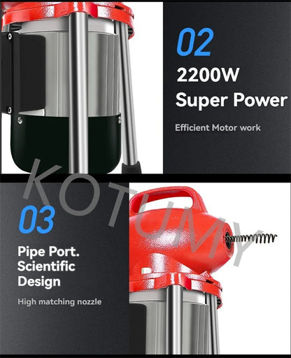 Automatic Cleaning Tool Pipeline Unclogging Machine Toilet Unclogging Blockage Unclogging Sewer Cleaning