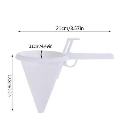 Adjustable Hand-held Baking Funnel Tools Cream Batter Chocolate Liquid Dispenser Pastry Mold Cookie Cupcake Pancake Baking Tools