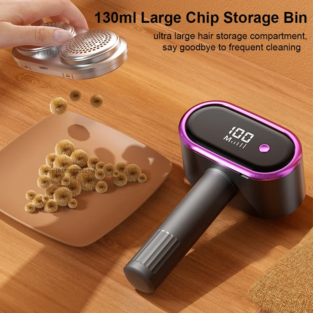 Electric Clothes Lint Remover Hair Ball Trimmer USB Lint Shaver With Double Motor High-Speed Clothes Pellet Fluff Remover