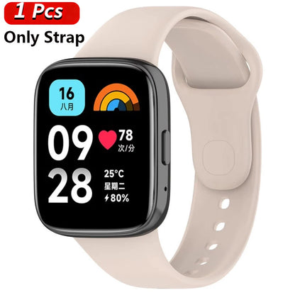 Silicone Strap+Case for Xiaomi Redmi Watch 3 Active band smartwatch Accessories Sport Bracelet For Redmi watch3 Active/Lite Case