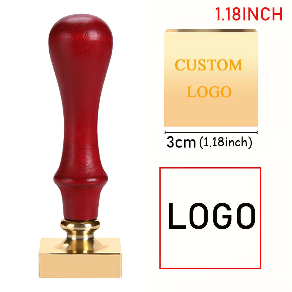 Valentine's Day Wedding Custom Clay Seal Set - 22/25/30/35/40mm Customizable Pottery Design Craft Tool with 1 Handle, Clay Craft