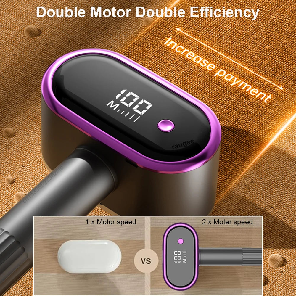Electric Clothes Lint Remover Hair Ball Trimmer USB Lint Shaver With Double Motor High-Speed Clothes Pellet Fluff Remover