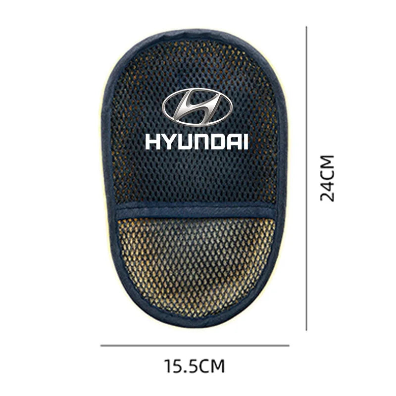1Pcs Car Wash Glove Wool Soft Cleaning Brush Tools For Hyundai IONIQ Sonata Elantra Grandeur i20 i10 SantaFe i30 Palisade Bayon