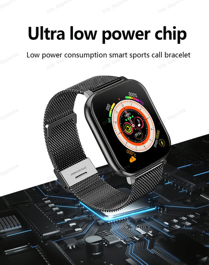 New Smart Watch 2.01 Inch HD Display Answer Make Call Message Preview Sport Modes smartwatch DIY Dial Weather Forecast Men Women