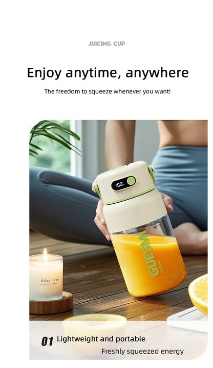 1000ML Portable Blender USB Electric Juicer Fruit Mixers Fruit Home Smoothies Mixer Multifunctional Juice Maker Machine Blender