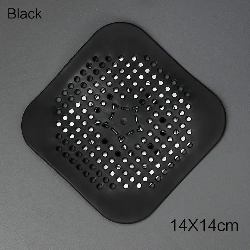 3PCS Drain Hair Catcher Filter Sink Anti-blocking Strainer Bathtub Shower Floor Silicone Stopper Cover Kitchen Bathroom Accessor