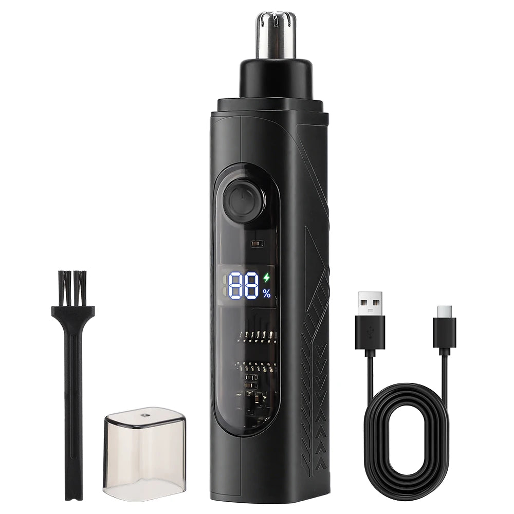 Electric Nose Hair Trimmer Implement Shaver Clipper For Men Women Neck Eyebrow Trimmer Shaver Man Clean Trimer Razor Remover Kit