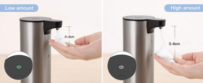 LAOPAO Stainless Steel Automatic Soap Dispenser with LED Lighting Contact Kitchen and Bathroom Hygienic Soap Dispenser