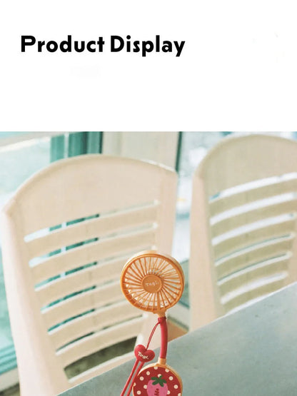 Portable Magnetic Fan Compact Durable  Creative Mini Fan for Outdoor Cooling Heat Prevention and Personal Use Ideal for Concerts
