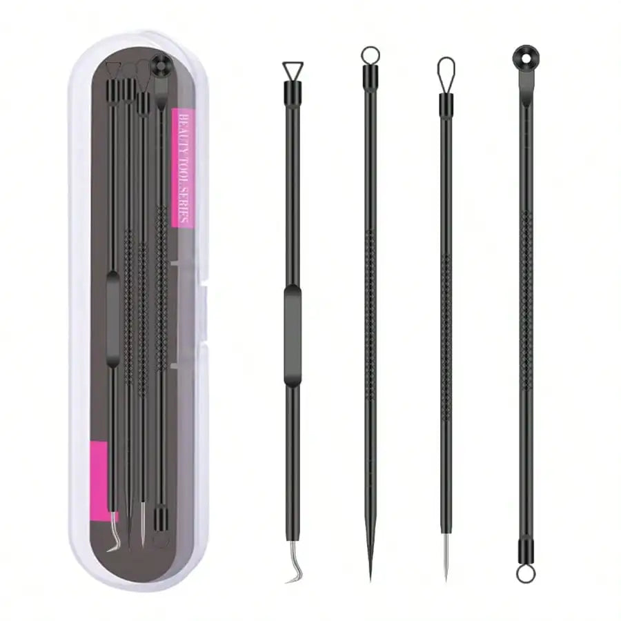 8pcs Acne, Blackhead, Dark Spot, Pimple Remover Tool Set, Skin Care Beauty, Pore Cleansing Kit