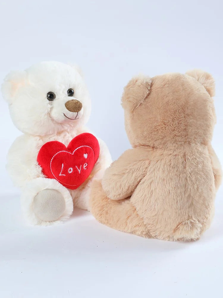 Love Bear Stuffed Animal, Holding Love Heart Plush Bears, I Love You Mom, Valentine's Day Gift, Love Gift for Mom, Girlfriends
