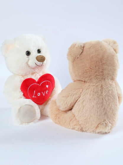 Love Bear Stuffed Animal, Holding Love Heart Plush Bears, I Love You Mom, Valentine's Day Gift, Love Gift for Mom, Girlfriends