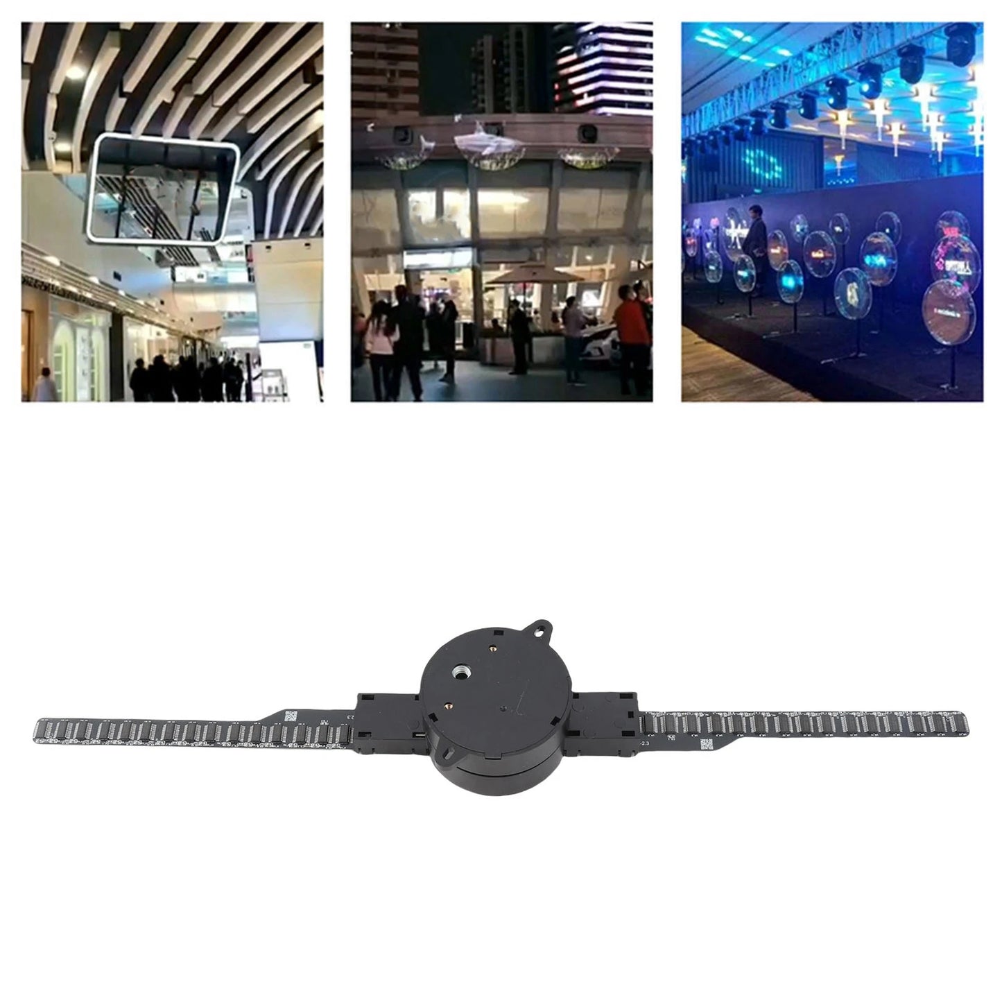 3D Hologram Fan 2000x224 Clear Custom Editing 3D Hologram Fan WiFi Projector for Business