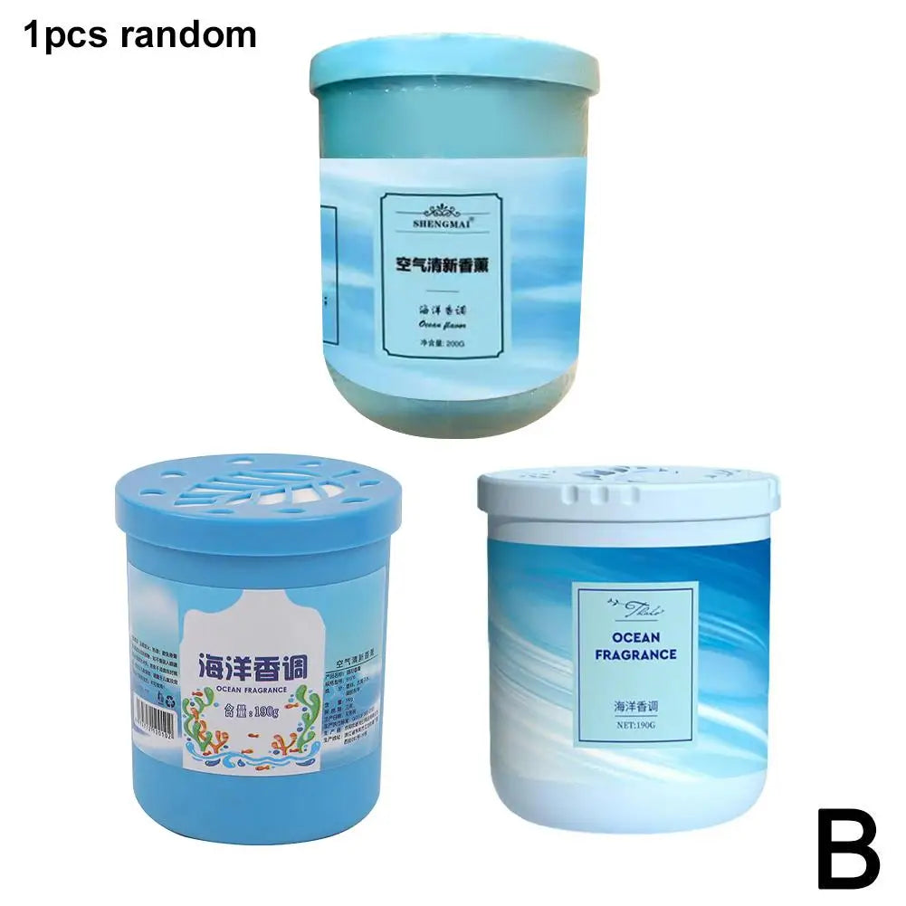 1pcs Air Freshener Solid Aromatherapy Hotel Bedroom Toilet Home or Vehicle General Gel Solid Persistent Fragrance