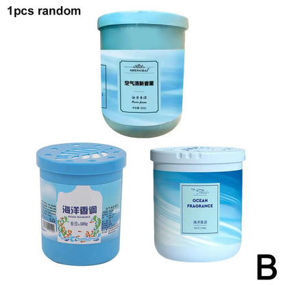 1pcs Air Freshener Solid Aromatherapy Hotel Bedroom Toilet Home or Vehicle General Gel Solid Persistent Fragrance