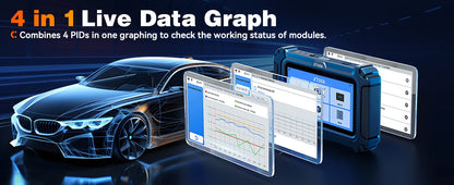 XTOOL InPlus IP500-DJC OBD2 Automotive Scanner For Chrysler/Jeep/Dodge All System Car Diagnostic Free Update Add FCA AutoAuth