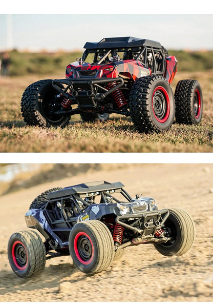 16106 1:16 50KM/H 4WD RC Car With LED Remote Control Off-road Cars High Speed Drift Monster Truck for Kids vs Wltoys 144001 Toys