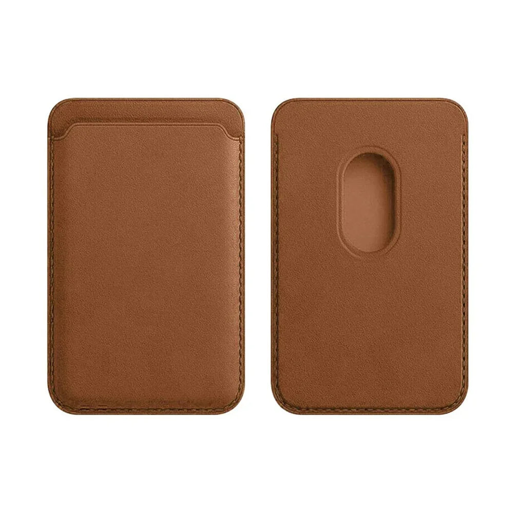 For Magsafe Magnetic Leather Wallet Case For iPhone  17 16 15 14 13 12 11 8  Samsung Huawei Card Holder with Magnet Covers