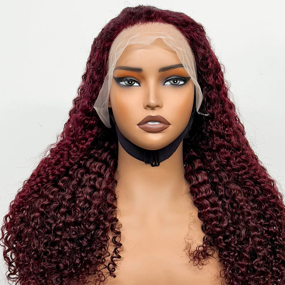 24 inch Full Water Wave Human Hair Wig 100% Human Hair 300% Density 13x4 Lace Frontal Front Curly Human Hair Wig for Black Women