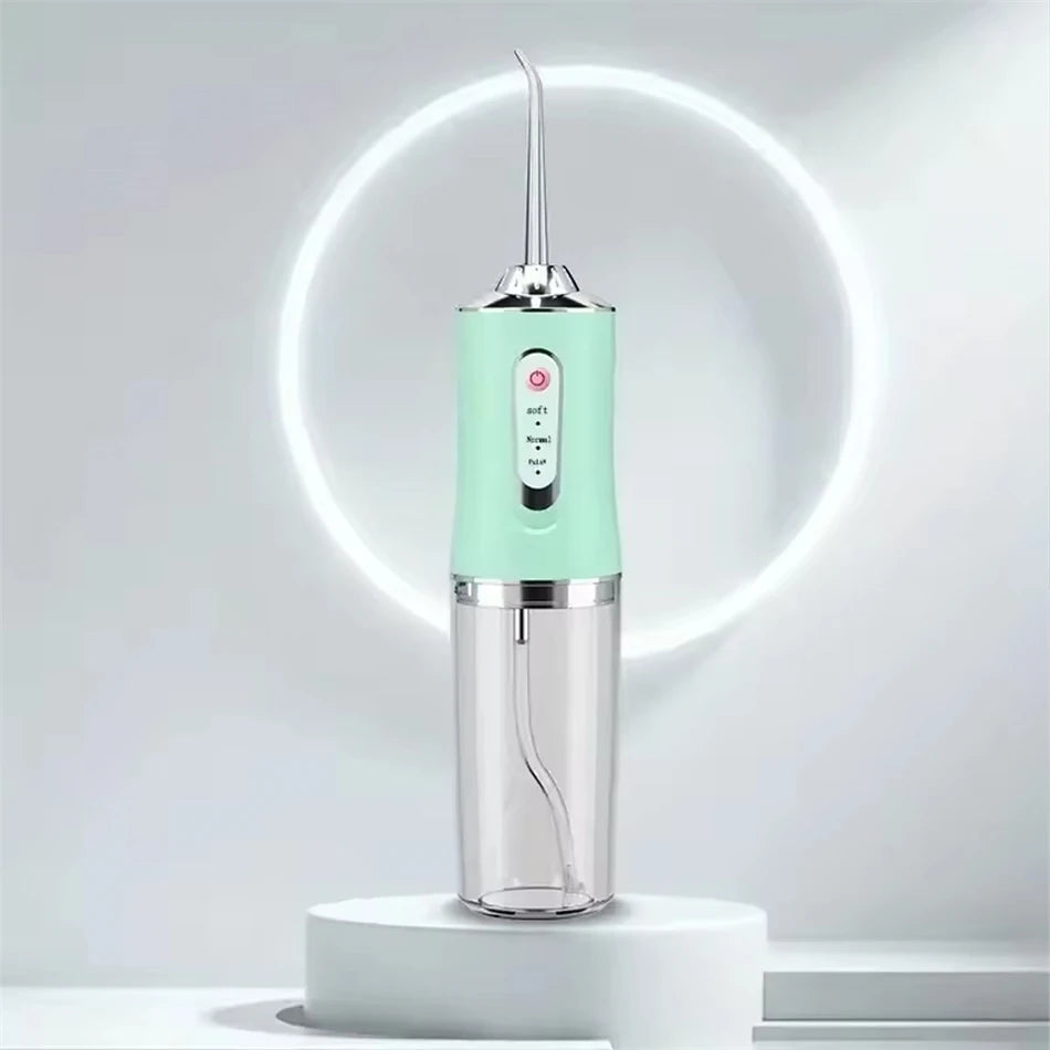 Portable Smart Electric Oral Irrigator Water Flosser 4 Jets 3 Modes Rechargeable Dental Water Jet Irrigator Dental Teeth Cleaner