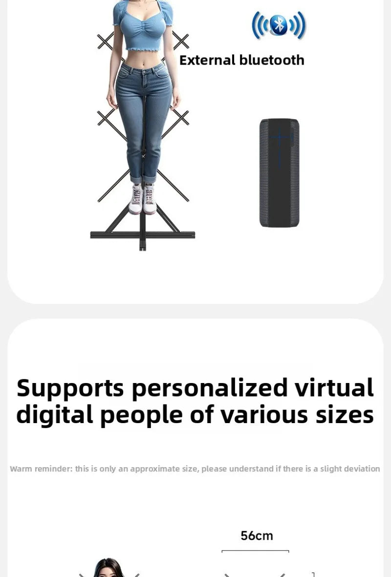 Custom Ventilador Holografico Splicing Hologram Fan Projectors Display Big Size 3D Led Fan For Advertising Business Exhibition