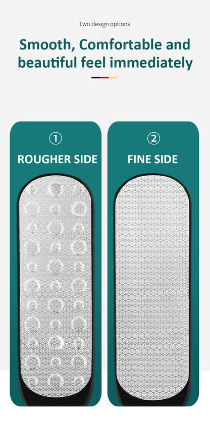High-Quality 304 Stainless Steel Foot File Double Sided Callus Remover For Dead Skin Professional Pedicure Tools Callous Scraper