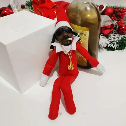New Snoop Dogg Snoop on a Stoop Christmas Elf Doll Plush Toys Children Christmas Gift