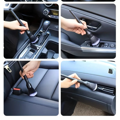 Ultra-Soft Car Detailing Brush Super Soft Auto Interior Detail Brush synthetic boars hair for cars seat leather cleaning