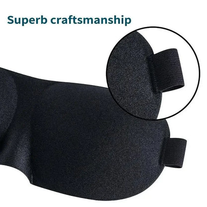 3D Contoured Sleep Mask 100% Light Blocking Eye Mask Ultra-Soft Skin-Friendly Material Breathable Eye Cover For Rest Travel Yoga
