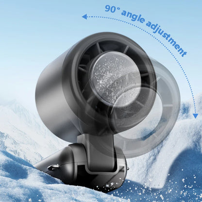 Lenovo Ice Cooling Fan 100 Speeds Turbo Handheld Portable USB Desk Fan Foldable/Hangable for Outdoor Fast Chill Ice Compress