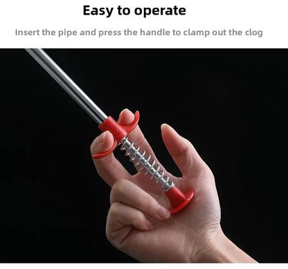 Opens Clogging of Sewage Pipe Cleaning Tool Drain Unclogger Professional Pipe Plunger Drain Clog Remover Clogged Toilet Cleaner