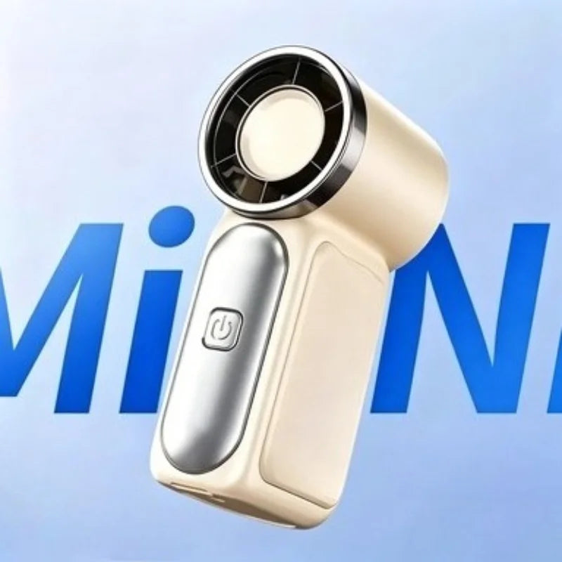 Portable Fan Convenient Creative Mini Fan Pocket Hand-held Fans Lightweight Suitable for Travel Camping Outdoors Digital Display